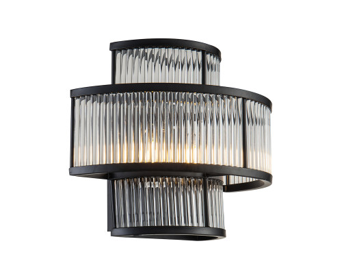 Основное фото Светильник настенный Delight Collection Crystal bar KM0926W-2 black: Купить в Интернет магазин освещения GCSVET.RU