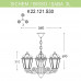 Дополнительное фото Подвес уличный Fumagalli Sichem/Saba 3L K22.120.S30.BXF1R: Купить в Интернет магазин освещения GCSVET.RU