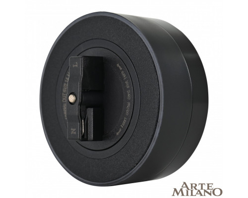 Дополнительное фото Трековая розетка Arte Milano Am-track-sockets 380066TS LED/USBx2 Black: Купить в Интернет магазин освещения GCSVET.RU