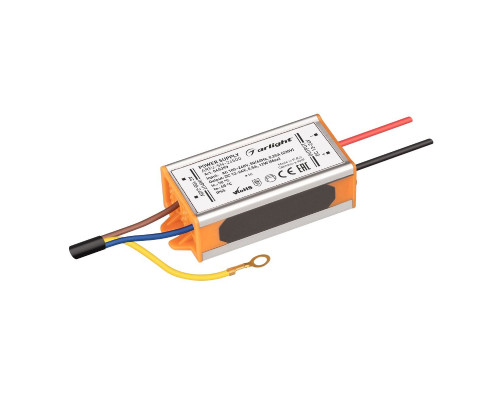 Основное фото Сетевой адаптер Arlight ARPJ-SN-24500 (12W, 12-24V, 500mA, IP65) 045399: Купить в Интернет магазин освещения GCSVET.RU