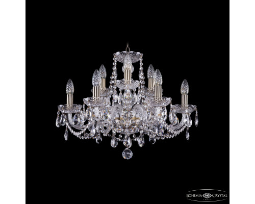 Основное фото Люстра подвесная Bohemia Ivele Crystal 1402/6+3/195 Pa: Купить в Интернет магазин освещения GCSVET.RU