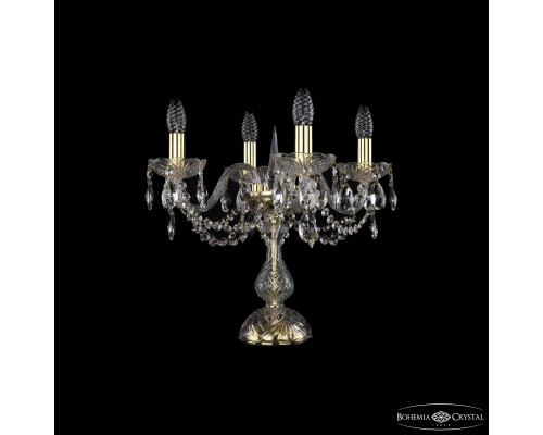 Основное фото Лампа настольная Bohemia Ivele Crystal 1402L/4/141-39 G: Купить в Интернет магазин освещения GCSVET.RU