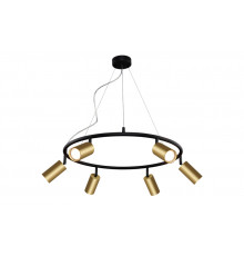 Люстра подвесная Crystal Lux CLT 015C6 D600 BL-GO