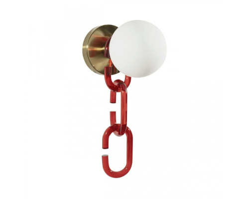 Основное фото Настенный светильник Loft IT Chain 10128W Red: Купить в Интернет магазин освещения GCSVET.RU
