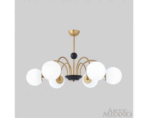 Дополнительное фото Люстра потолочная Arte Milano Napoli 312066/D850/6 BS/BK: Купить в Интернет магазин освещения GCSVET.RU