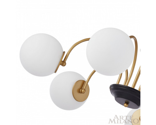 Дополнительное фото Люстра потолочная Arte Milano Napoli 312066/D850/6 BS/BK: Купить в Интернет магазин освещения GCSVET.RU