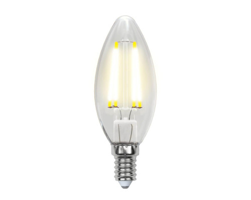 Основное фото Светодиодная лампочка Uniel SKY Candle LED-C35-6W/NW/E14/CL PLS02WH картон: Купить в Интернет магазин освещения GCSVET.RU