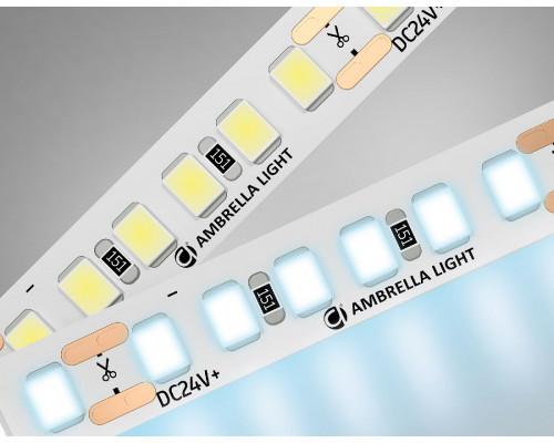 Основное фото Лента светодиодная Ambrella Light LED Strip 24В 2835 14,4Вт/м 6500K 5м IP20 GS3203: Купить в Интернет магазин освещения GCSVET.RU