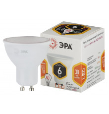 Светодиодная лампочка Эра LED MR16-6W-827-GU10 Б0020543