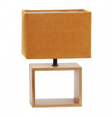 Лампа настольная Uniel UML-B401 E27 ORANGE/WOOD UL-00010955