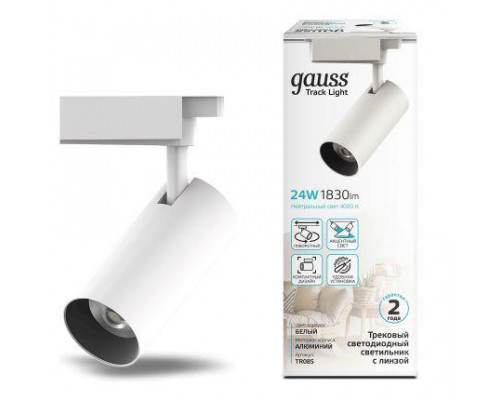 Дополнительное фото Светильник трековый LED Gauss Track Light Led TR085: Купить в Интернет магазин освещения GCSVET.RU
