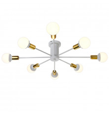 Люстра потолочная Natali Kovaltseva LOFT 75140/8C WHITE GOLD