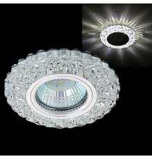 Светильник встраиваемый Reluce 51608-9.0-001MN MR16+LED3W WH