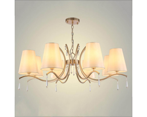Дополнительное фото Люстра подвесная Crystal Lux Renata SP8 Gold: Купить в Интернет магазин освещения GCSVET.RU