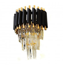 Светильник настенный Lumina Deco Funneli LDW 6003-2 BK+F.GD