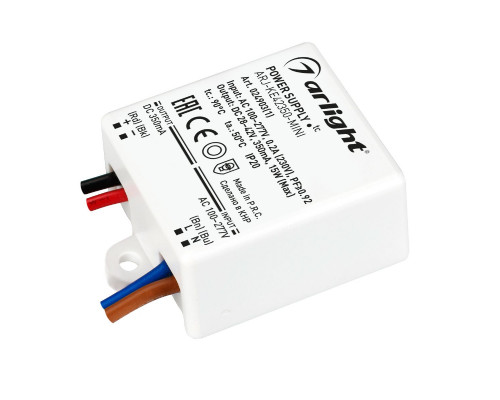 Основное фото Сетевой адаптер Arlight ARJ-KE42350-MINI (15W, 350mA, PFC) 024903(1): Купить в Интернет магазин освещения GCSVET.RU