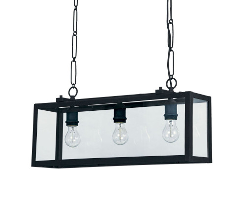 Основное фото Светильник подвесной Ideal Lux Igor SP3 Nero 092881: Купить в Интернет магазин освещения GCSVET.RU