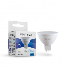 Светодиодная лампа для диммера Voltega GU5.3 6W 4000K матовая VG2-S1GU5.3cold6W-D 7171