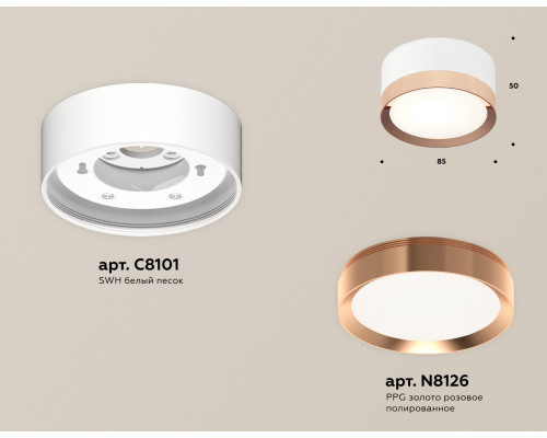 Дополнительное фото Светильник потолочный Ambrella Light Techno Spot XS8101006 (C8101, N8126): Купить в Интернет магазин освещения GCSVET.RU