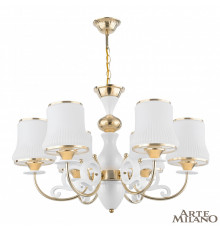 Люстра подвесная Arte Milano Florentia-1097 301097/6 Wh/Gd