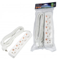 Удлинитель бытовой Uniel Ultra S-GCU5-5 WHITE UL-00010009