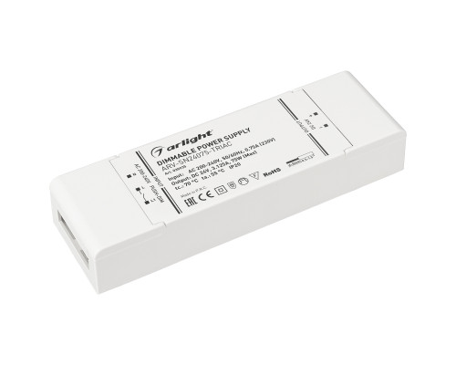 Основное фото Сетевой адаптер Arlight ARV-SN24075-Triac (24V, 3.125A, 75W) 030935: Купить в Интернет магазин освещения GCSVET.RU