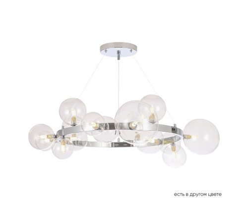 Основное фото Люстра подвесная Crystal Lux AGATA SP15 V2 CHROME/TRANSPARENTE: Купить в Интернет магазин освещения GCSVET.RU