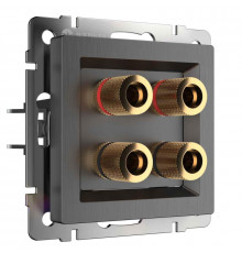 Акустическая розетка Werkel (графит рифленый) W1185004 4690389158698