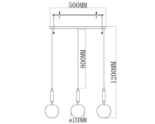 Дополнительное фото Светильник подвесной Moderli Scrumbel V6040-3P: Купить в Интернет магазин освещения GCSVET.RU
