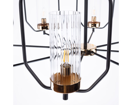 Дополнительное фото Люстра потолочная Arte Lamp Celaeno A7004PL-8BK: Купить в Интернет магазин освещения GCSVET.RU