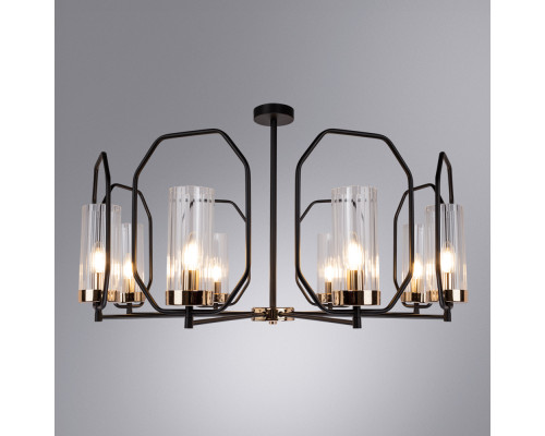 Дополнительное фото Люстра потолочная Arte Lamp Celaeno A7004PL-8BK: Купить в Интернет магазин освещения GCSVET.RU