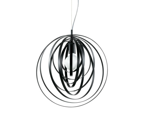 Основное фото Светильник подвесной Ideal Lux Disco SP1 Nero 114262: Купить в Интернет магазин освещения GCSVET.RU