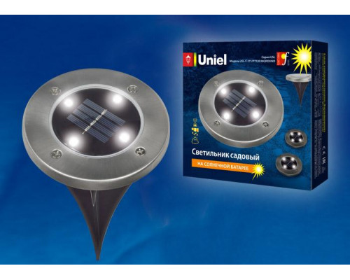 Дополнительное фото Светильник на солнечных батареях (UL-00004274) Uniel Functional USL-F-171/PT130 Inground: Купить в Интернет магазин освещения GCSVET.RU