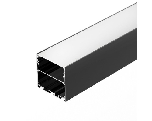 Основное фото Алюминиевый профиль Arlight LINE-S-5050-2000 BLACK 041839: Купить в Интернет магазин освещения GCSVET.RU