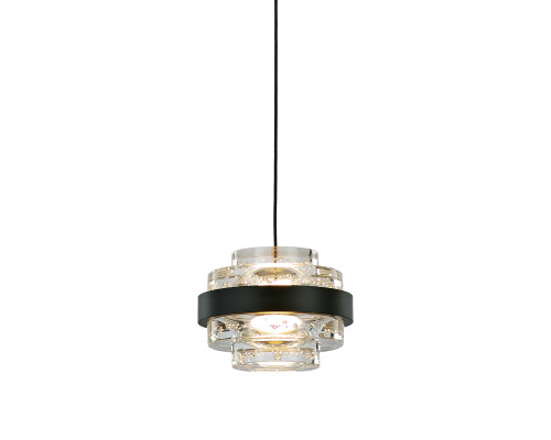 Основное фото Светильник подвесной Delight Collection MD22030002 MD22030002-1A black/clear: Купить в Интернет магазин освещения GCSVET.RU