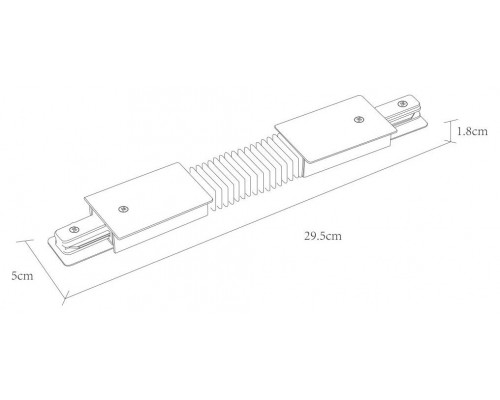 Дополнительное фото Коннектор гибкий Arte Lamp Track Accessories A150133: Купить в Интернет магазин освещения GCSVET.RU