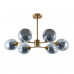 Основное фото Люстра потолочная Arte Lamp Yuka Smoky A7759PL-6PB: Купить в Интернет магазин освещения GCSVET.RU