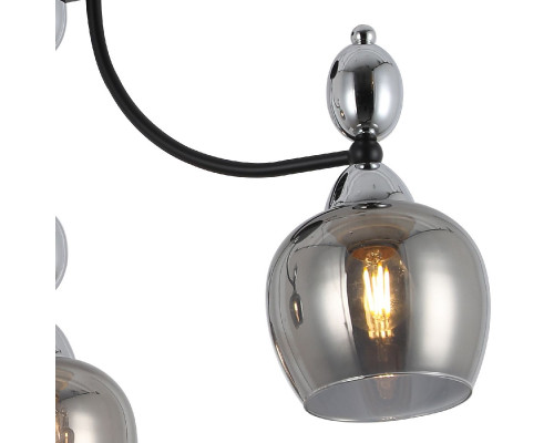 Дополнительное фото Люстра потолочная Illumico IL8258-3COU-79 BK CR: Купить в Интернет магазин освещения GCSVET.RU