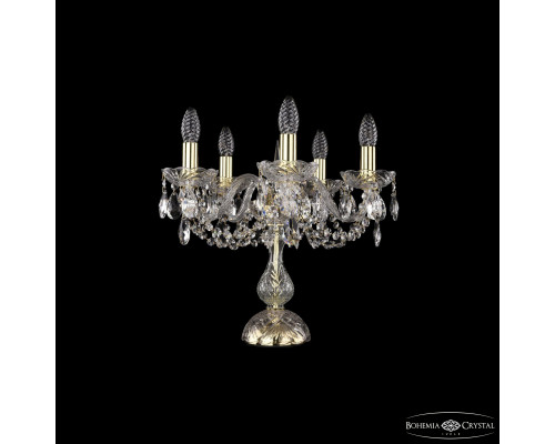 Основное фото Лампа настольная Bohemia Ivele Crystal 1402L/5/141-39 G: Купить в Интернет магазин освещения GCSVET.RU