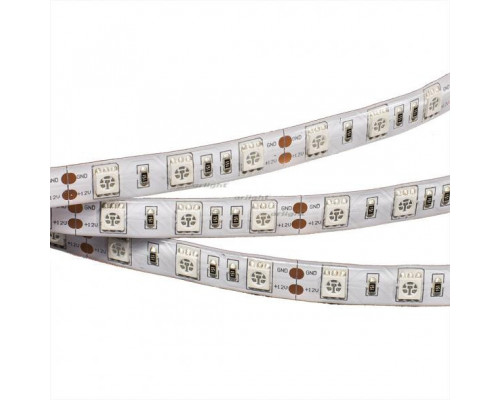 Основное фото Лента светодиодная Arlight RTW 2-5000SE 12V Green 2x (5060, 300 LED, LUX) 015434: Купить в Интернет магазин освещения GCSVET.RU