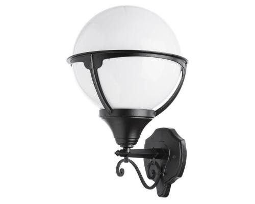 Основное фото Светильник настенный для улицы Arte Lamp Monaco A1491AL-1BK: Купить в Интернет магазин освещения GCSVET.RU