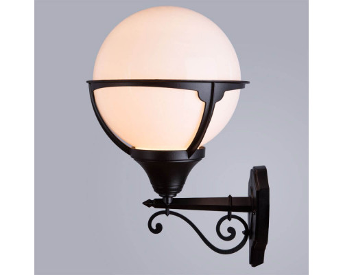 Дополнительное фото Светильник настенный для улицы Arte Lamp Monaco A1491AL-1BK: Купить в Интернет магазин освещения GCSVET.RU