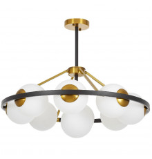 Люстра подвесная Lumina Deco Donzano LDP 8034-9 BK+WT