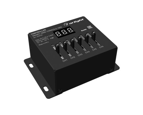 Основное фото Контроллер Arlight Smart-DMX-CONSOLE-Din (5-12V, 6CH, XLR3) 033759: Купить в Интернет магазин освещения GCSVET.RU