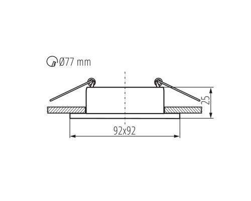 Дополнительное фото Кольцо точечного светильника Kanlux Feline 37260: Купить в Интернет магазин освещения GCSVET.RU