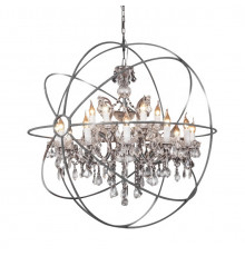 Люстра подвесная Delight Collection Foucault'S Orb 5014-D10 chrome