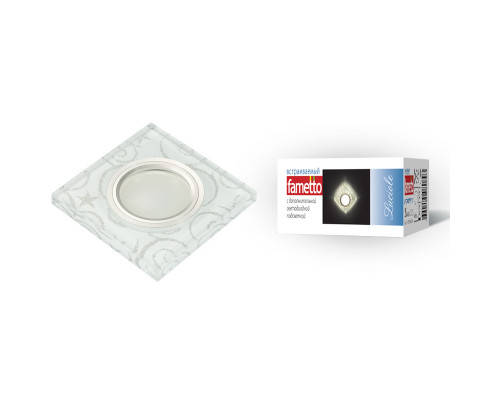 Основное фото Светильник встраиваемый Fametto Luciole DLS-L203 GU5.3 CHROME/WHITE UL-00000378: Купить в Интернет магазин освещения GCSVET.RU