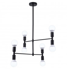 Люстра потолочная Natali Kovaltseva LOFT LUX 75129/8C BLACK