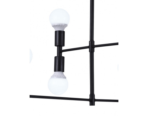 Дополнительное фото Люстра потолочная Natali Kovaltseva LOFT LUX 75129/8C BLACK: Купить в Интернет магазин освещения GCSVET.RU