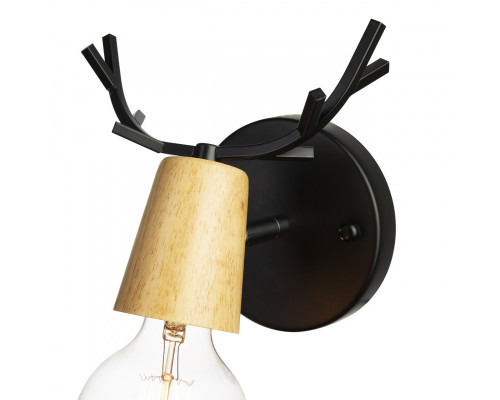 Дополнительное фото Настенный светильник Loft IT Sven 10024/1W Black: Купить в Интернет магазин освещения GCSVET.RU